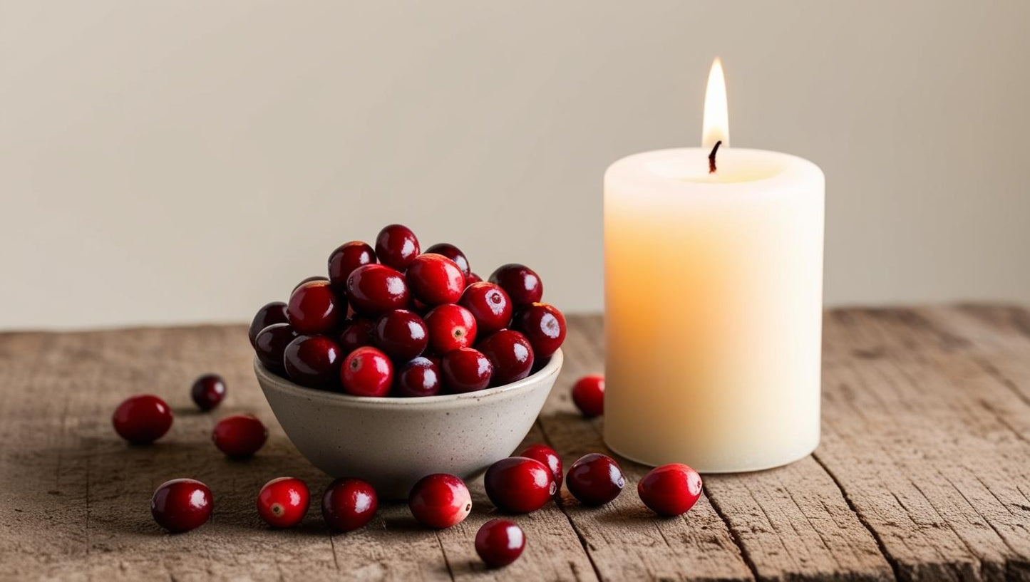 Cranberry Scented Candle | Tart and Fruity | Hand-Poured in Ottawa
