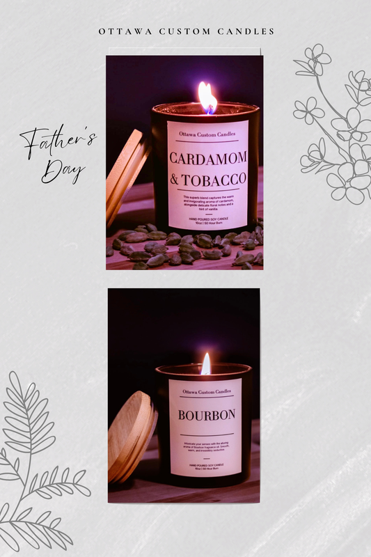 Father’s Day Candle Gifts Ottawa — Bourbon, Cardamom & Tobacco