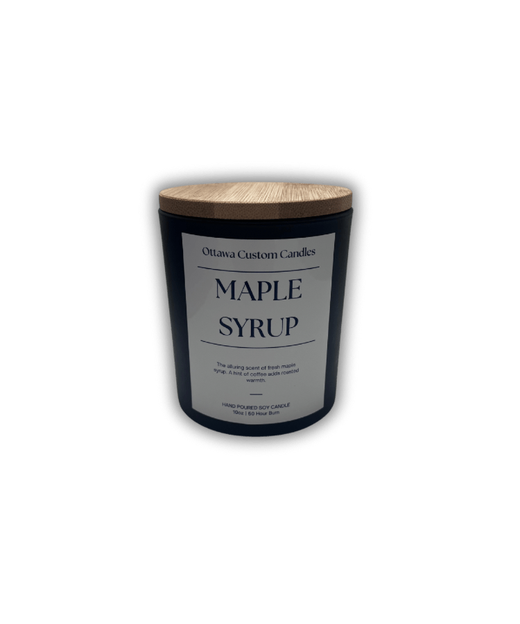Maple Syrup Candle — A Truly Canadian Scent, Made in Ottawa