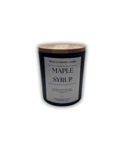 Maple Syrup Candle — A Truly Canadian Scent, Made in Ottawa