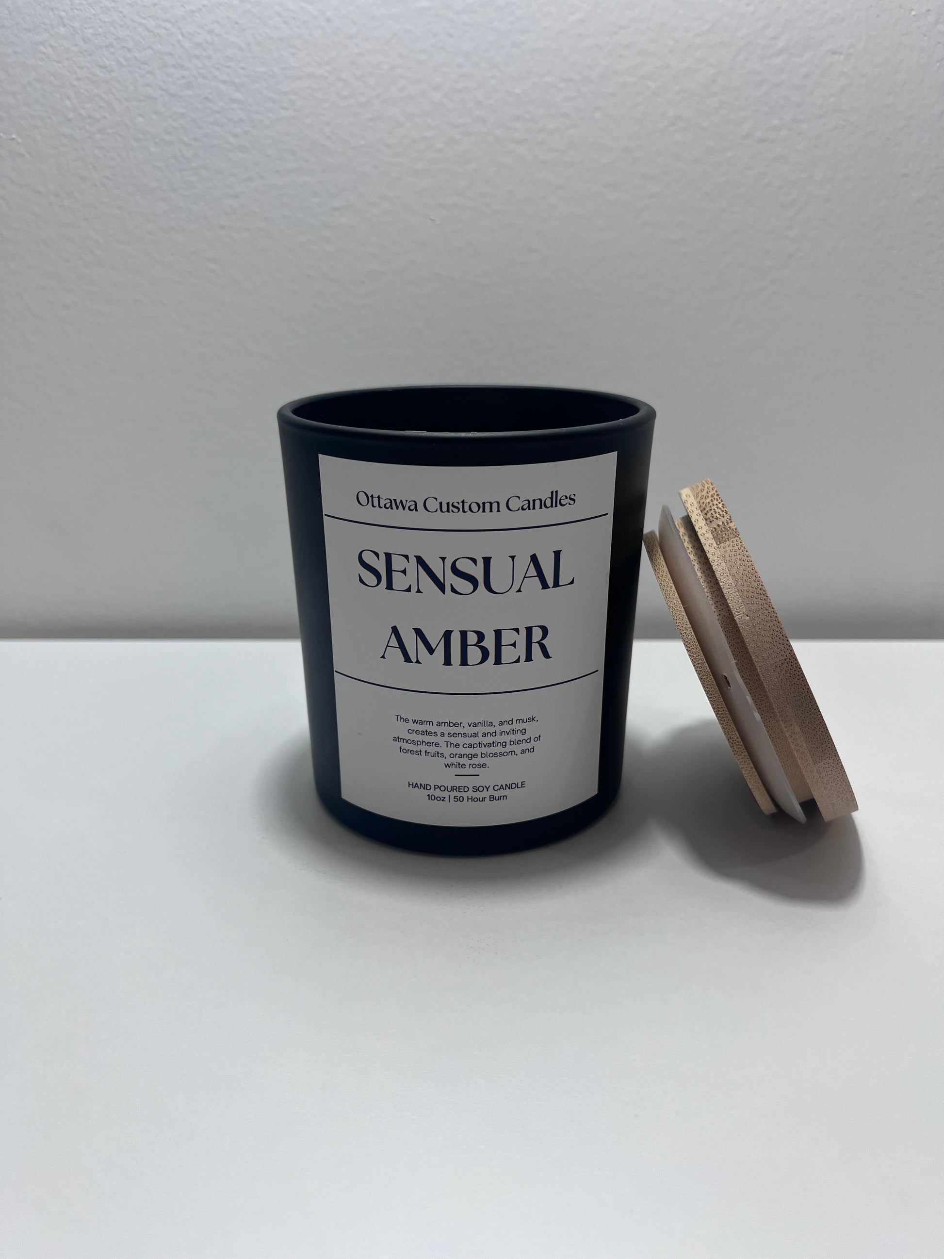 Sensual Amber - Ottawa Custom Candles