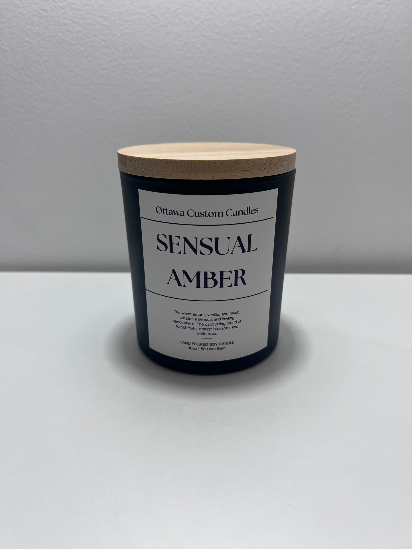 Sensual Amber - Ottawa Custom Candles