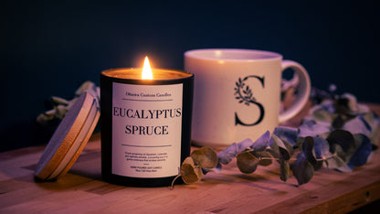 Eucalyptus Spruce Scented Candle | Fresh & Woodsy Aroma | Hand-Poured in Ottawa