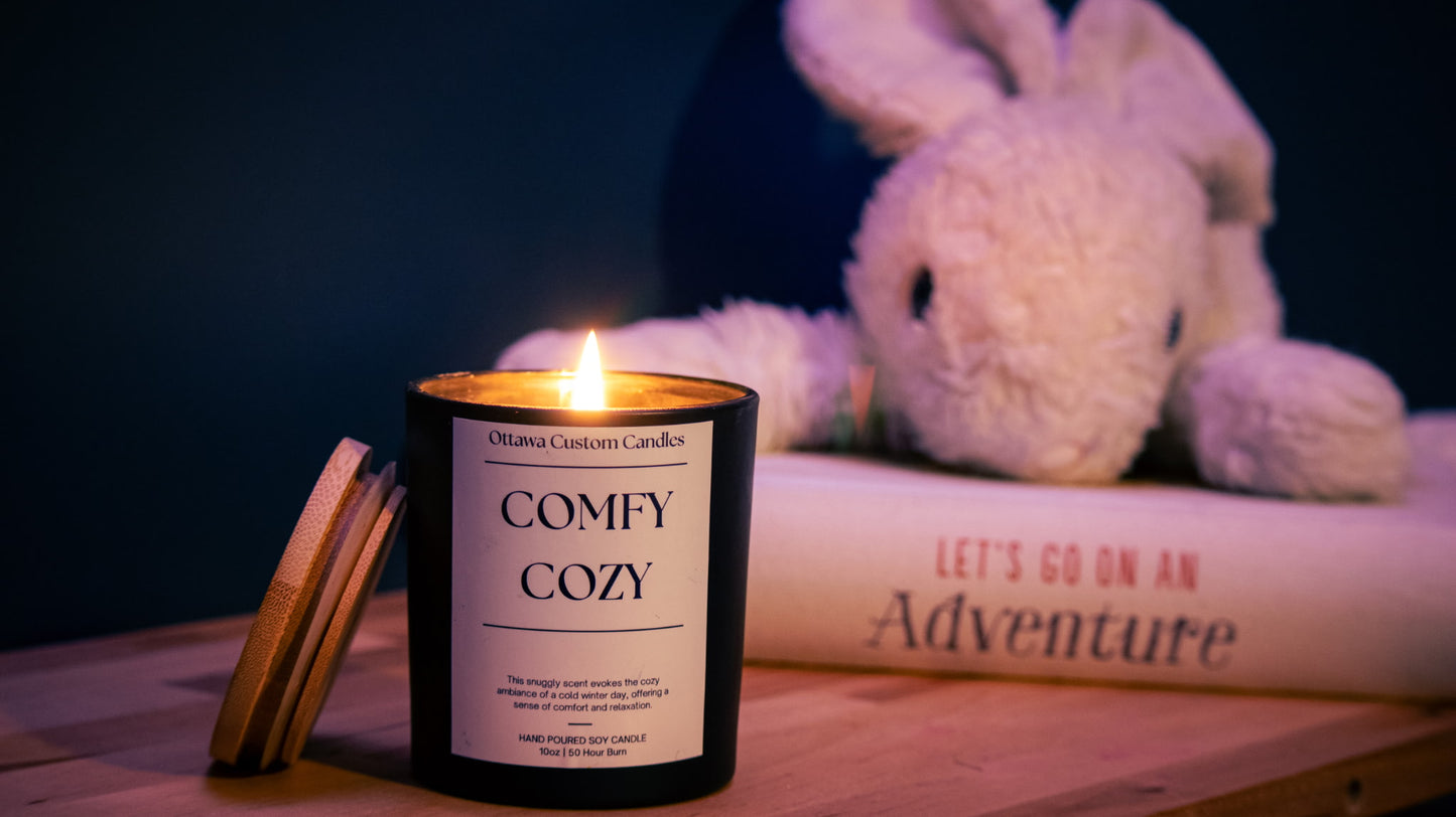 Comfy Cozy Scented Candle | Warm & Relaxing Aroma | Hand-Poured in Ottawa