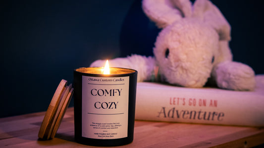 Comfy Cozy Scented Candle | Warm & Relaxing Aroma | Hand-Poured in Ottawa